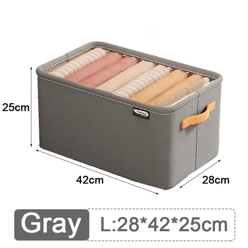 Large Capacity Closet Storage Box – Foldable Clothes Organizer
