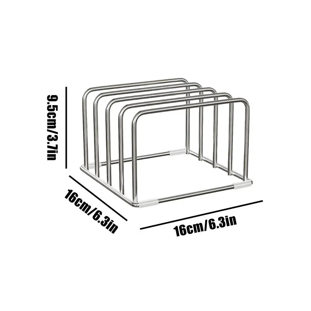 Kitchen Hanging Organizer Rack with Chopping Board Stand, Cupboard & Towel Hanger