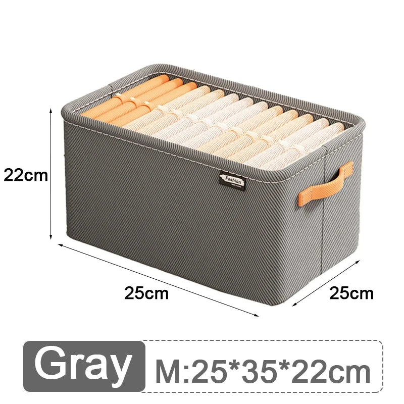 Large Capacity Closet Storage Box – Foldable Clothes Organizer