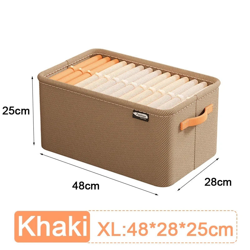 Large Capacity Closet Storage Box – Foldable Clothes Organizer