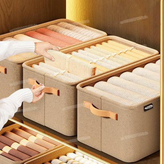 Large Capacity Closet Storage Box – Foldable Clothes Organizer