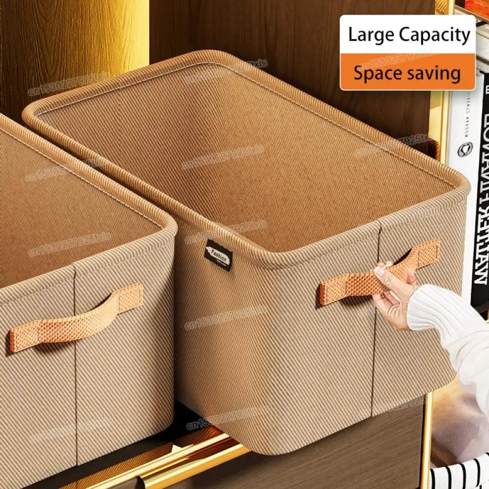Large Capacity Closet Storage Box – Foldable Clothes Organizer