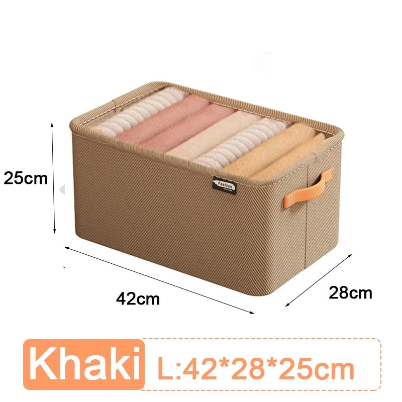 Large Capacity Closet Storage Box – Foldable Clothes Organizer