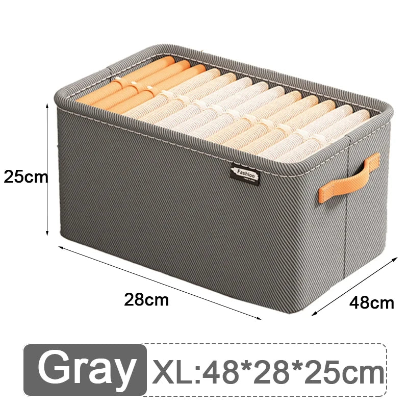 Large Capacity Closet Storage Box – Foldable Clothes Organizer